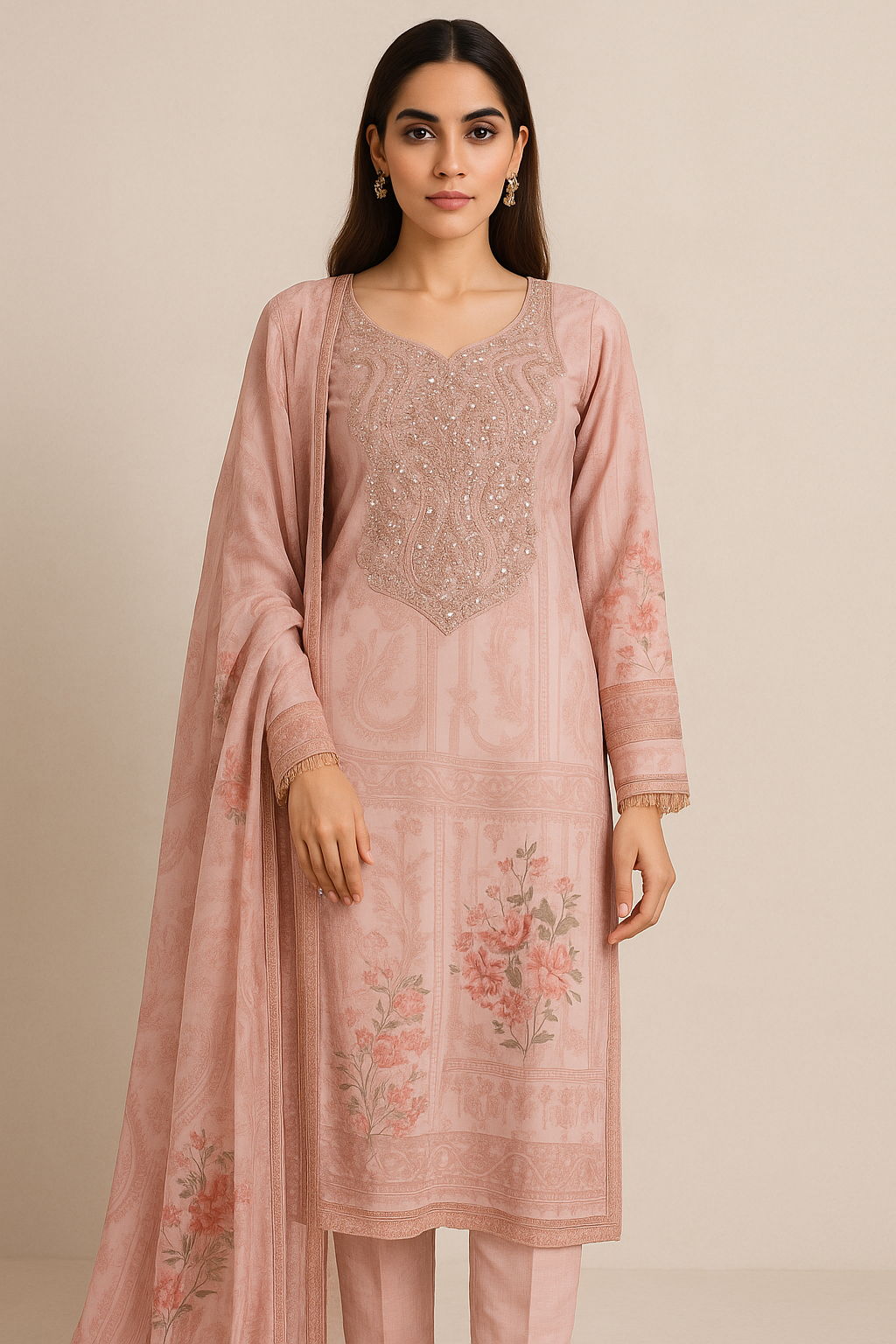 Light pink 3 piece suit