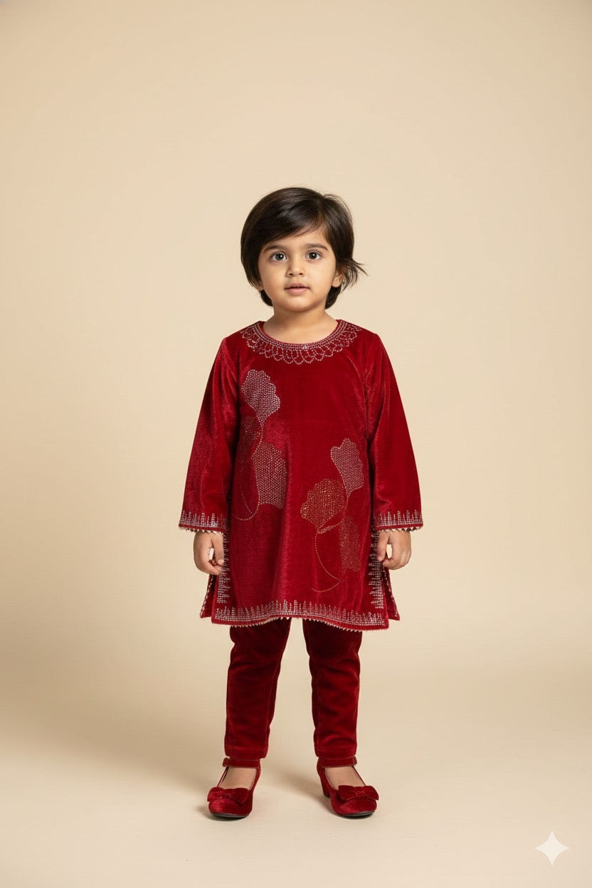 Red velvet kids wear