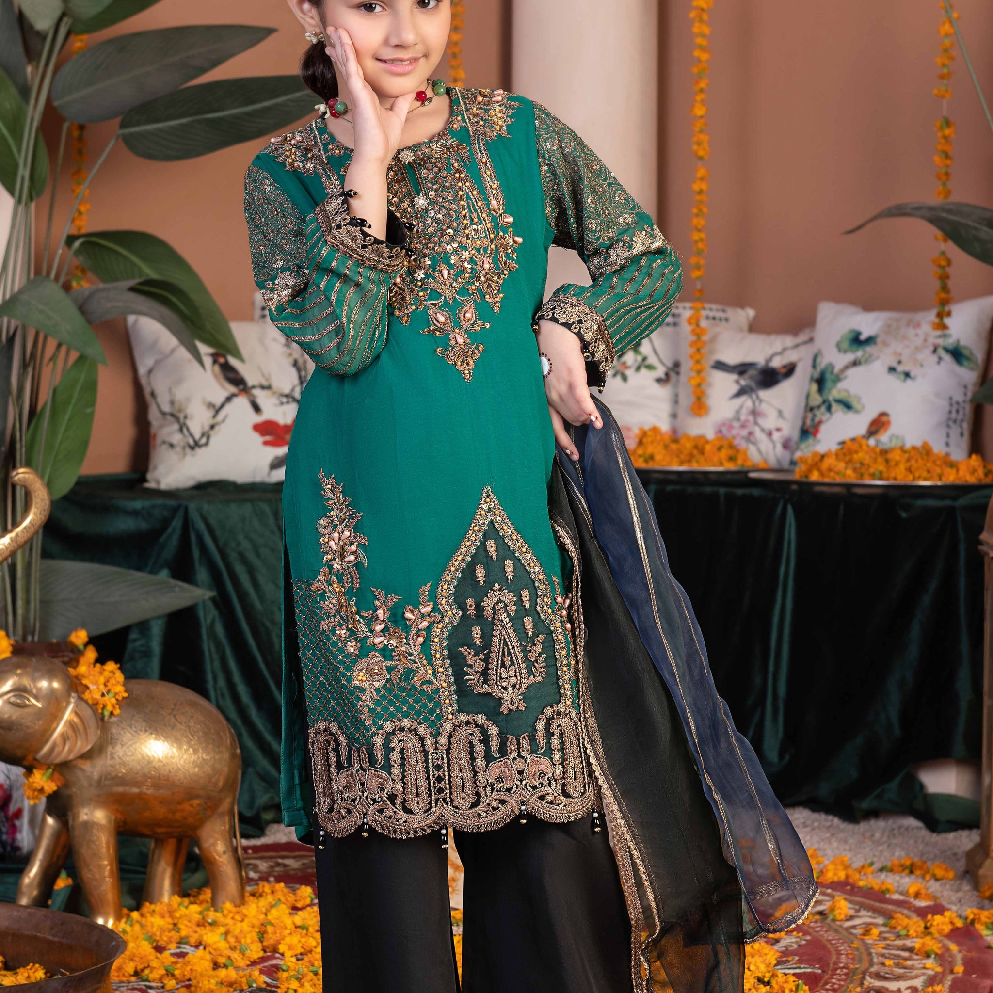 Neelum - 3pc Luxury Pret Kids Collection