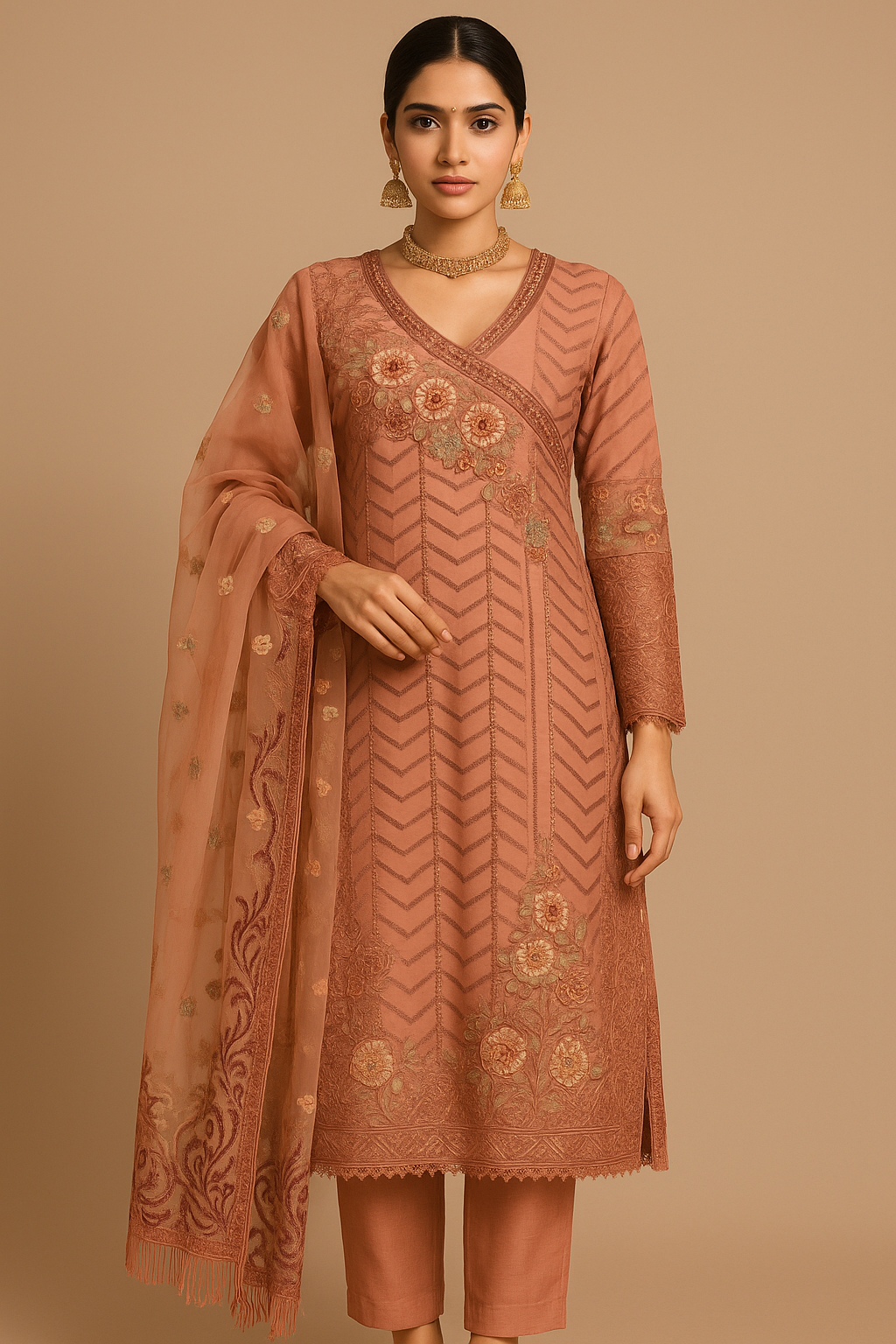 Mog color 3 piece dress