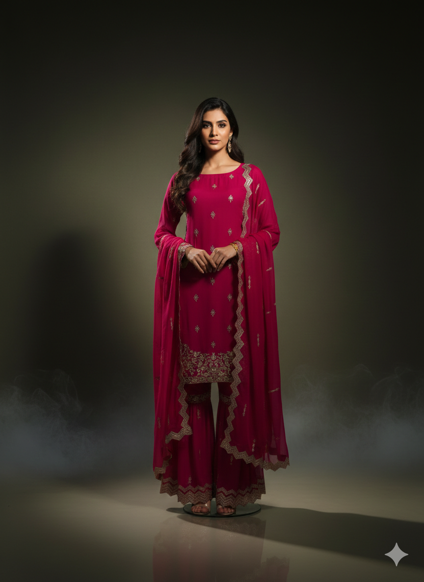 Pink 3 piece formal wear