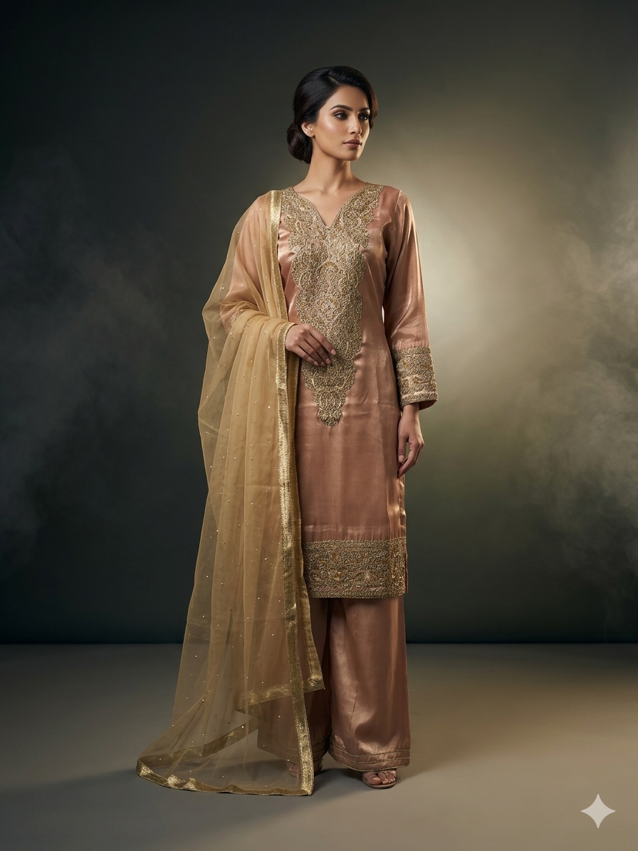 Shisha silk 3 piece suit