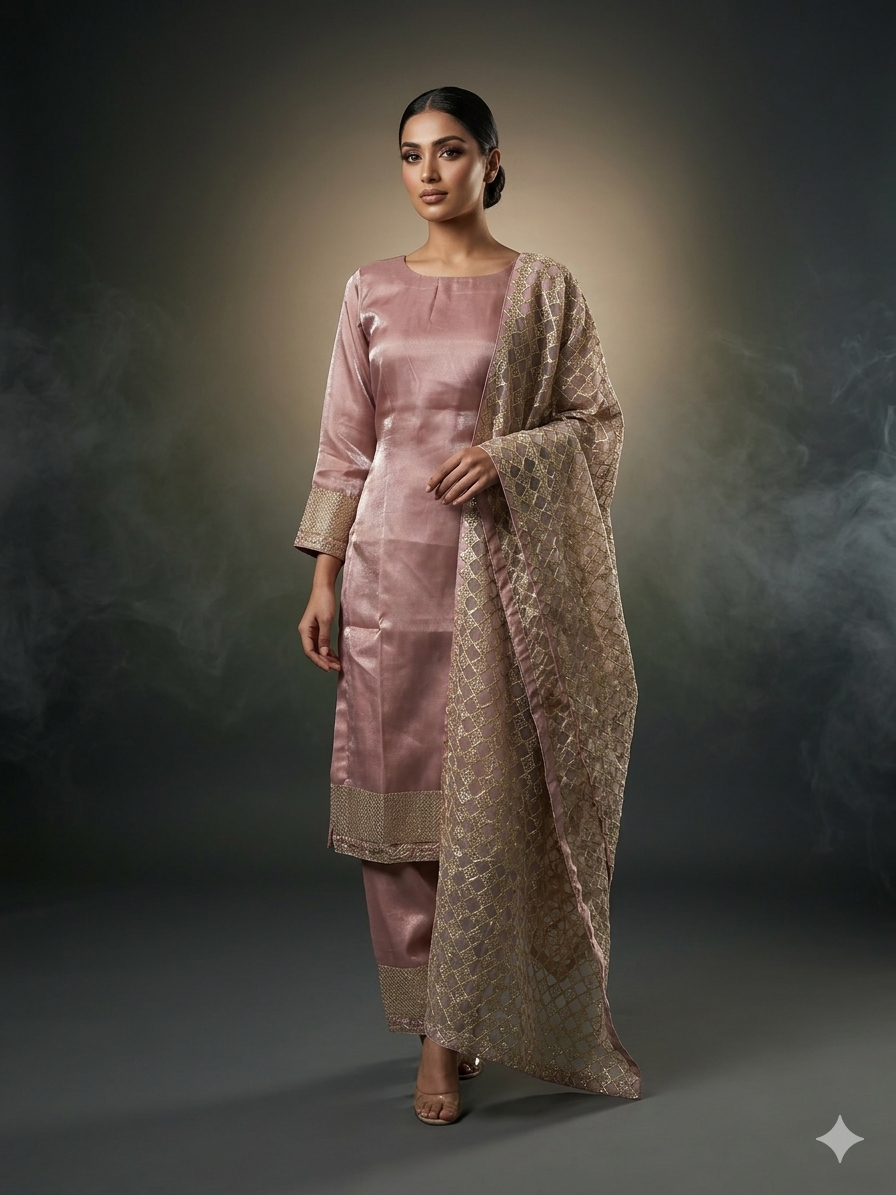 Shisha silk 3 piece suit
