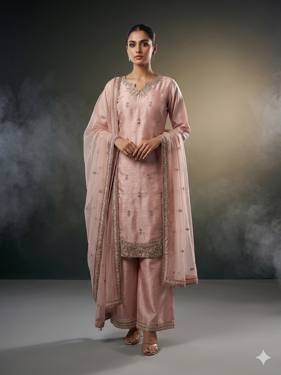 Shisha silk 3 piece suit