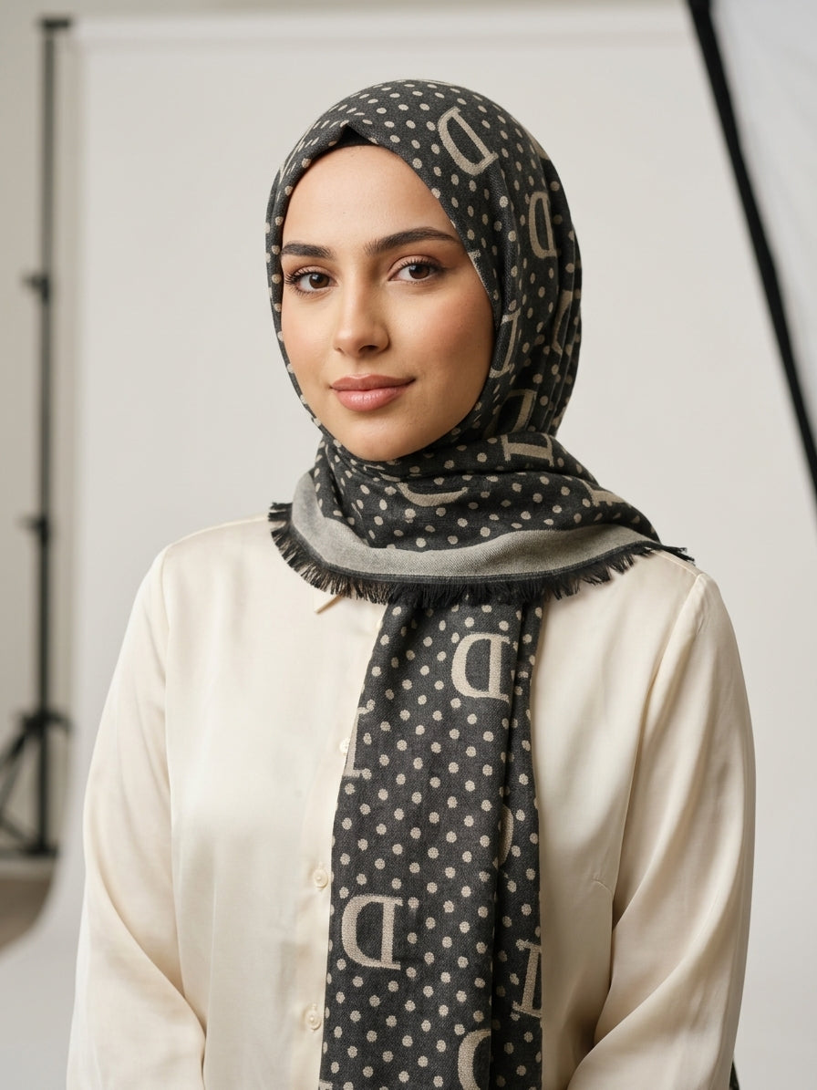 Grey scarf