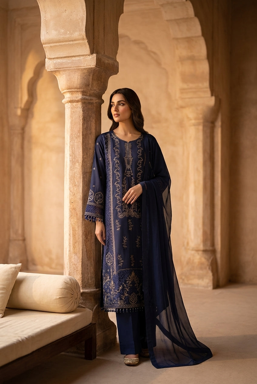 Navy 3pc suit - Collection 2026