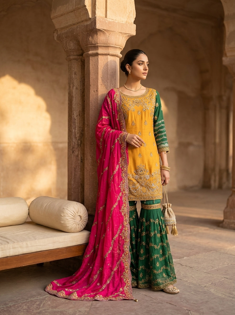 Wedding dress - Mehndi Edition