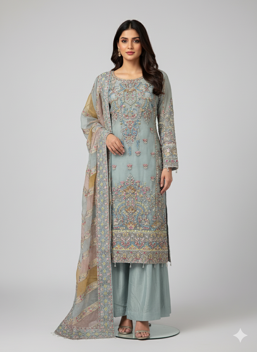 Formal wear sky  blue