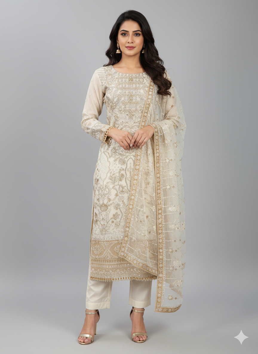 Formal white wear