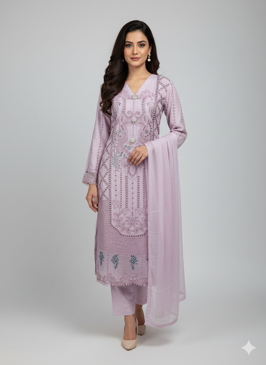 Lilac casual wear