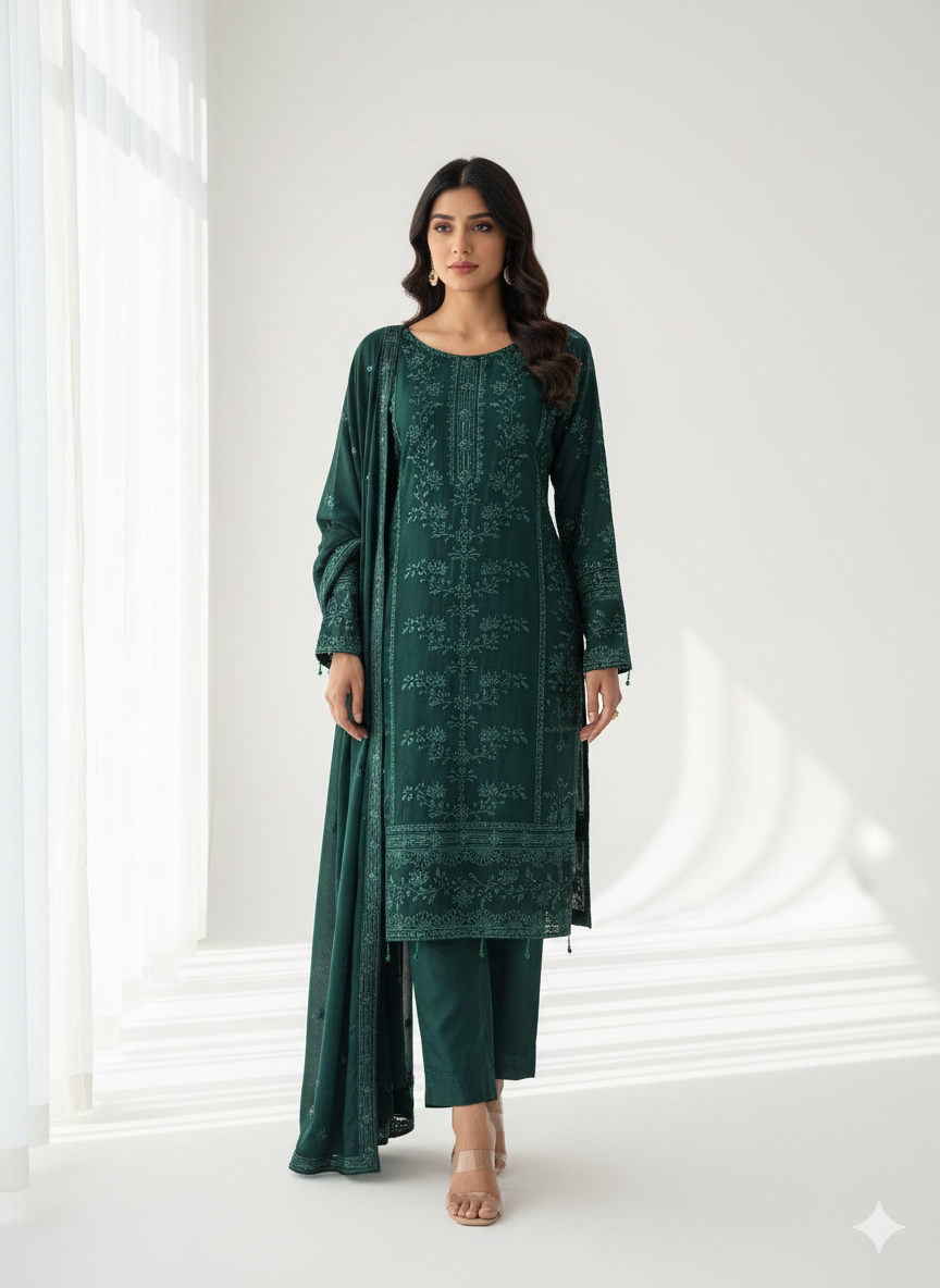 Bottle Green cotton FW04