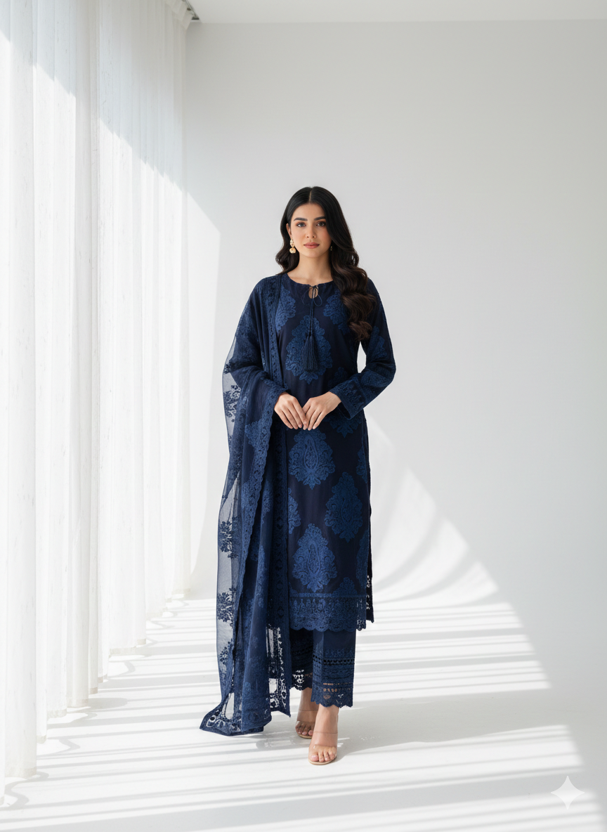 Blue 3 piece formal wear