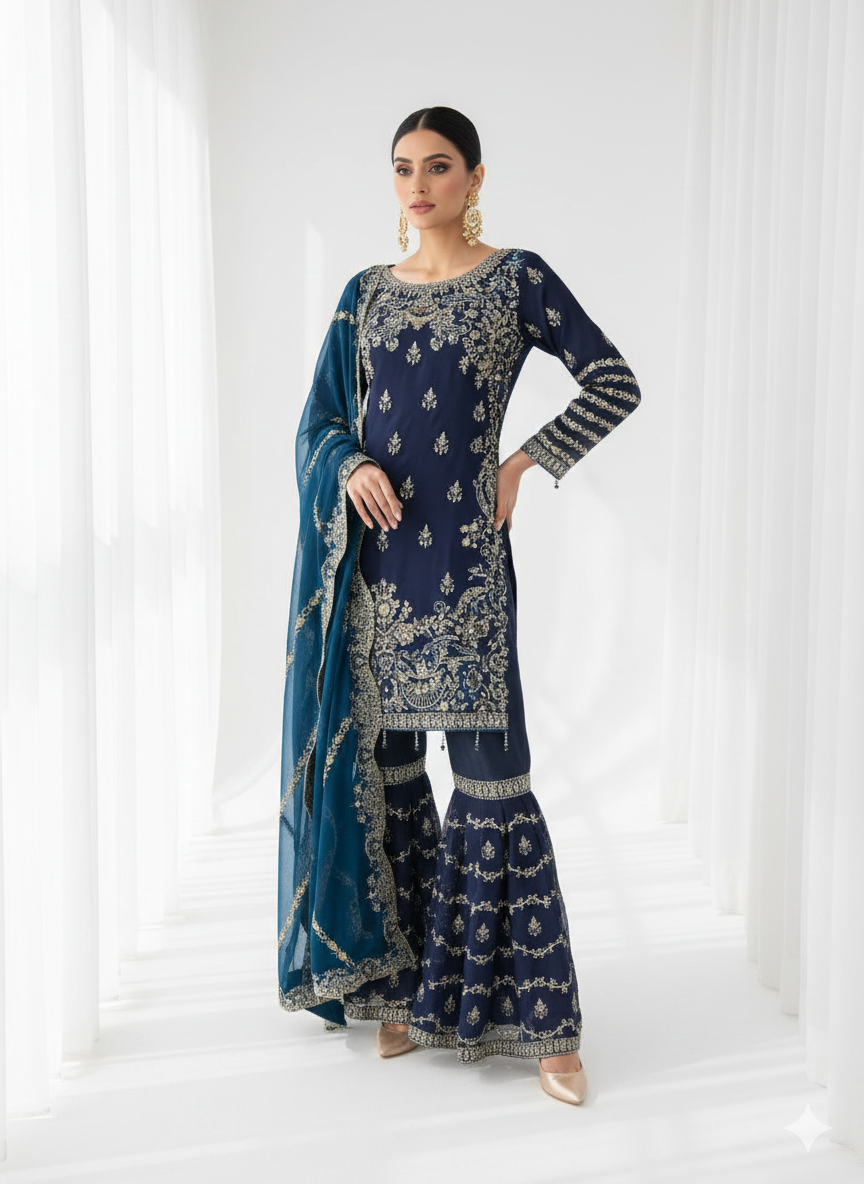 Fancy Blue formal wear