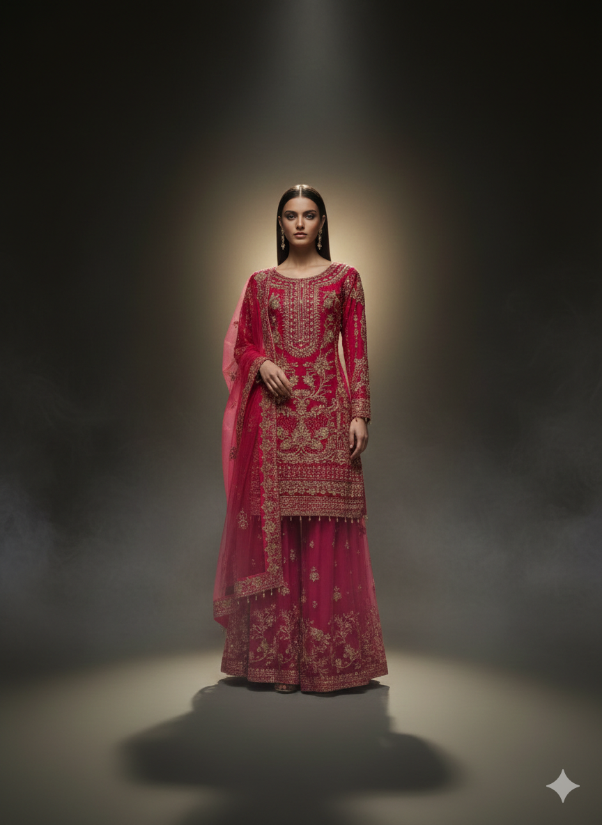 Pink formal wear