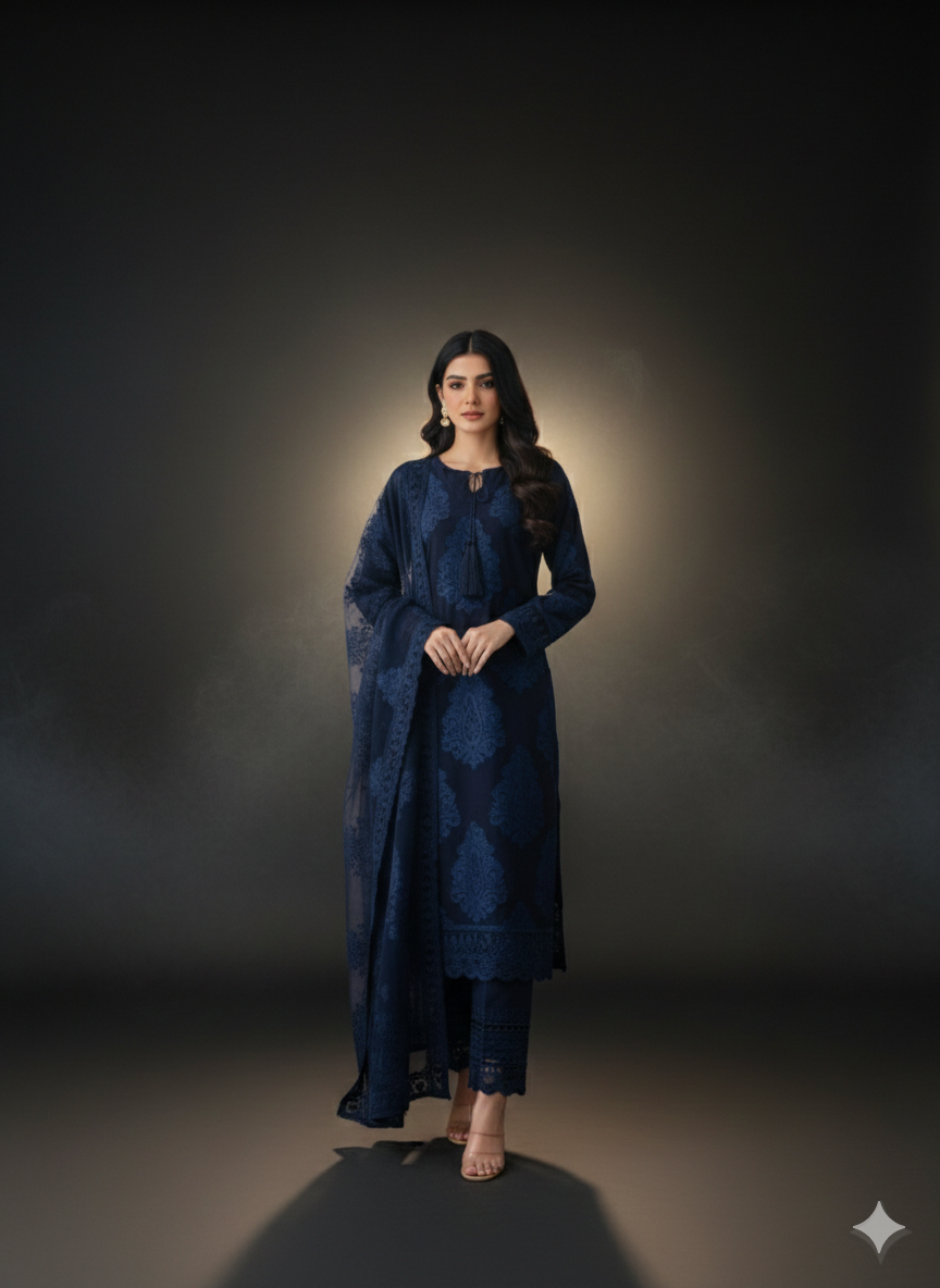 Blue 3 piece formal wear