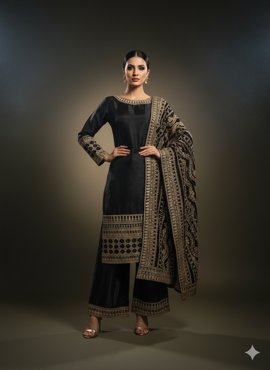 Black shisha  silk