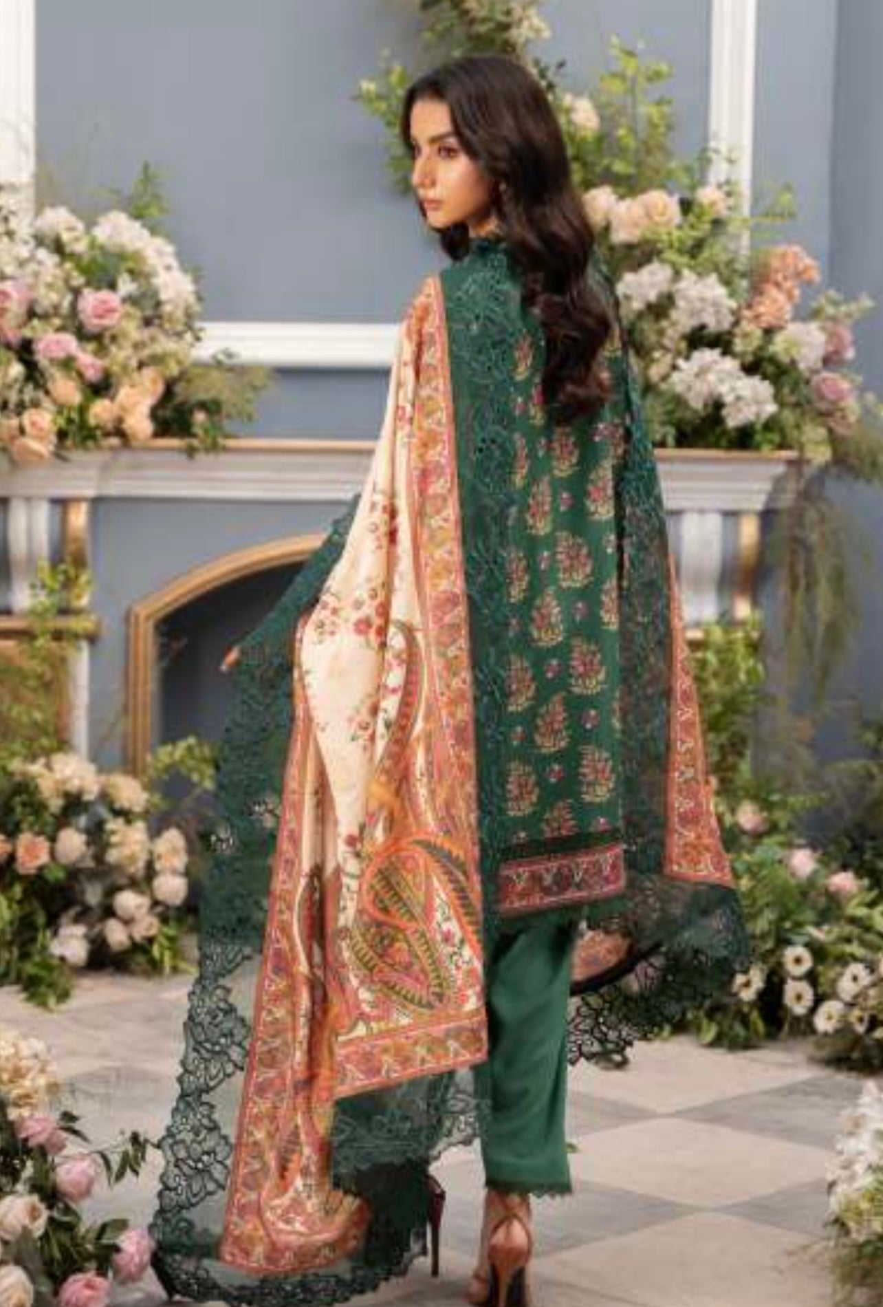 Winter collection linen Green