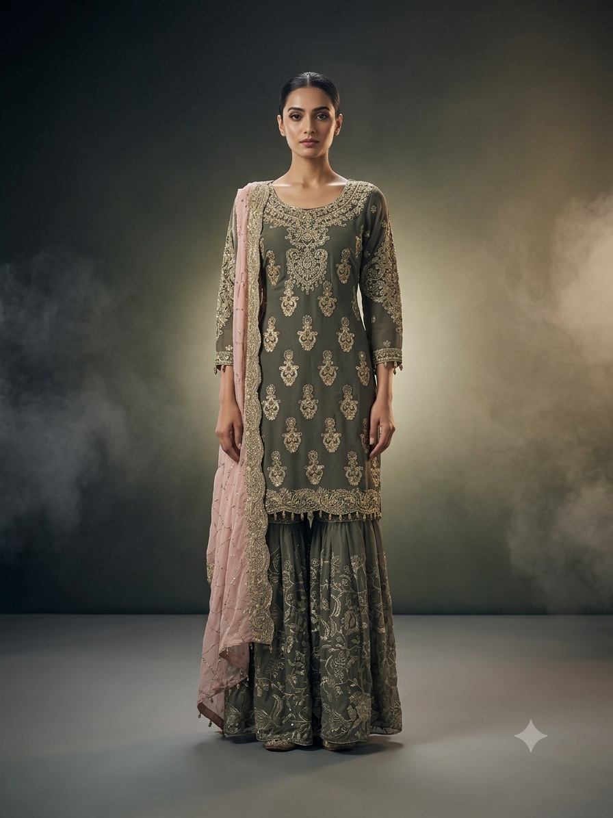 Sharara 3pc - 2026 Collection