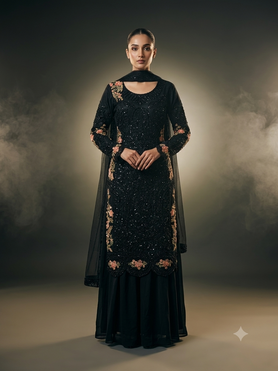 Black fancy dress