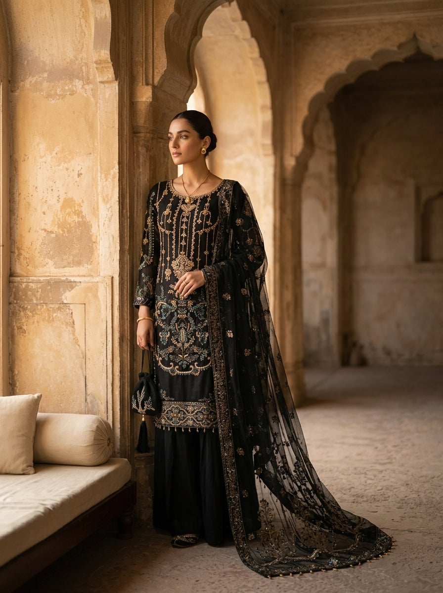 Black Wedding wear
