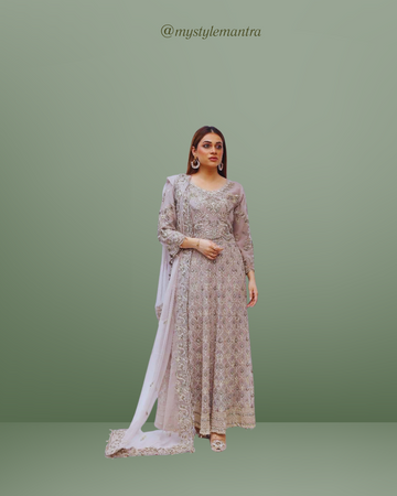 mog pink long formal wear